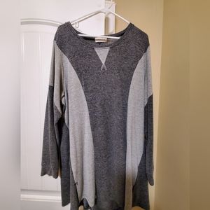 Womens Plus Size Long Sleeve Top